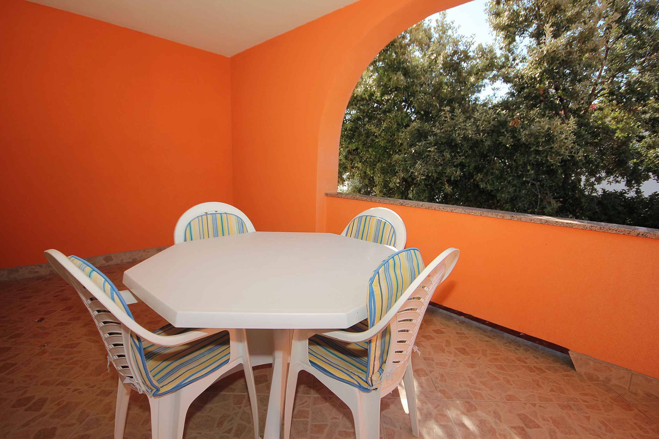 One bedroom apartment with terrace Mandre, Pag  A-b