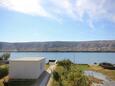 Pag, Balkon - Ausblick in folgender Unterkunftsart apartment, Haustiere erlaubt und WiFi.