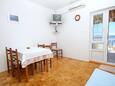 Jídelna Kustići, Jídelna v ubytování typu apartment, s klimatizací a WiFi.