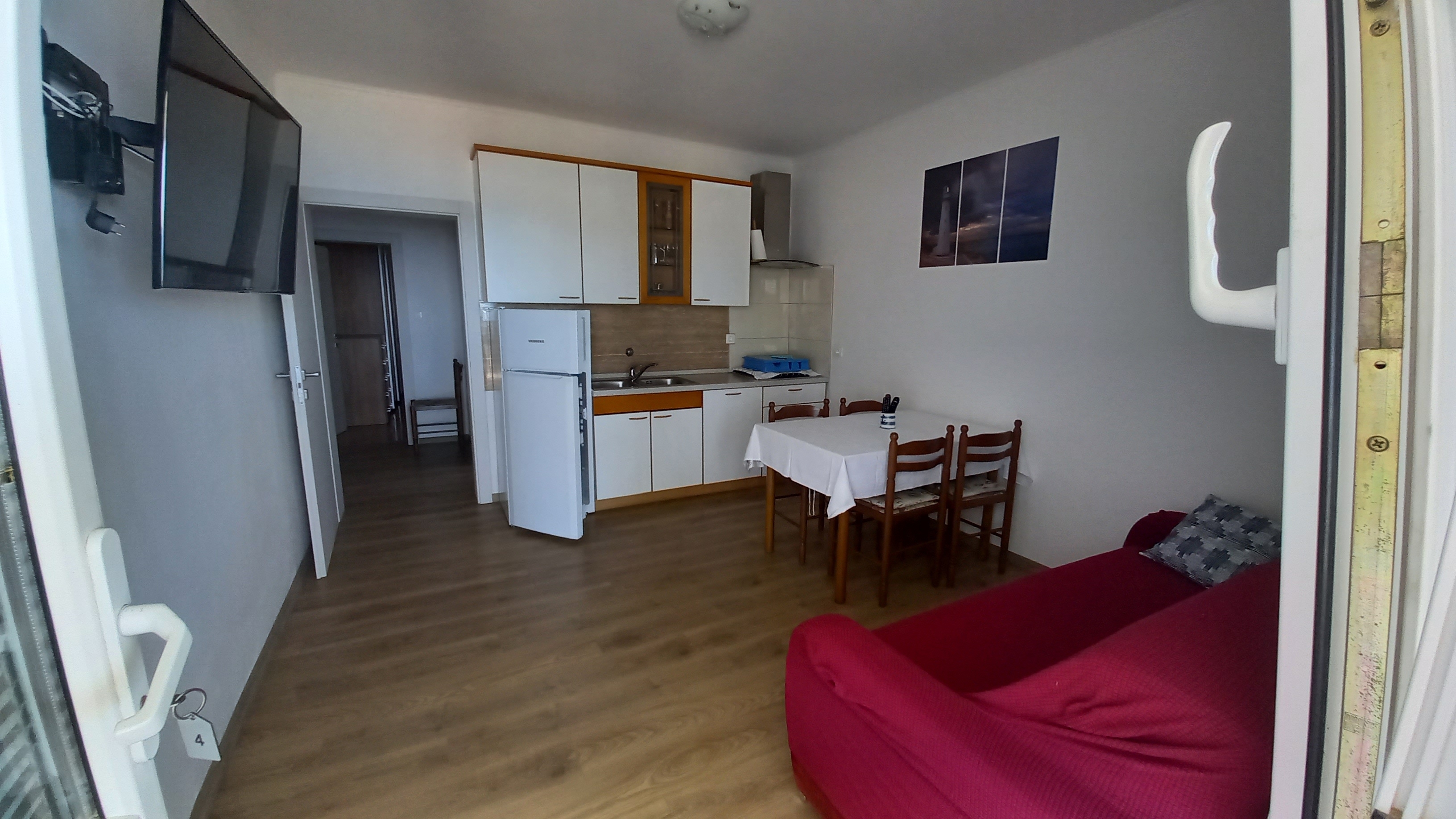 Two bedroom apartment near beach Kustići, Pag (A-9360-d)