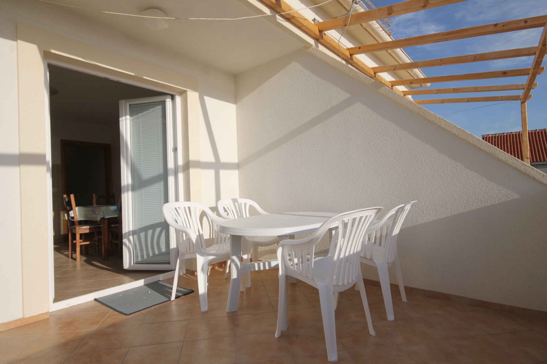 One bedroom apartment with terrace and sea view Zubovići, Pag  A-a