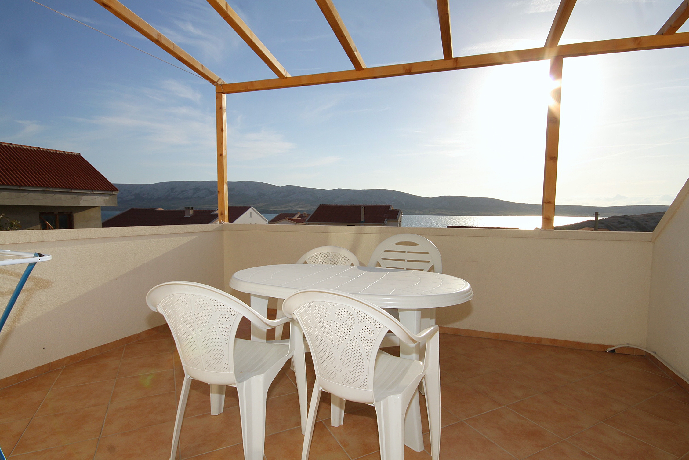 Two bedroom apartment with terrace Zubovići, Pag  A-c