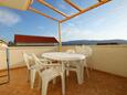 Zubovići, Terrasse in folgender Unterkunftsart apartment, mit Meerblick und WiFi.