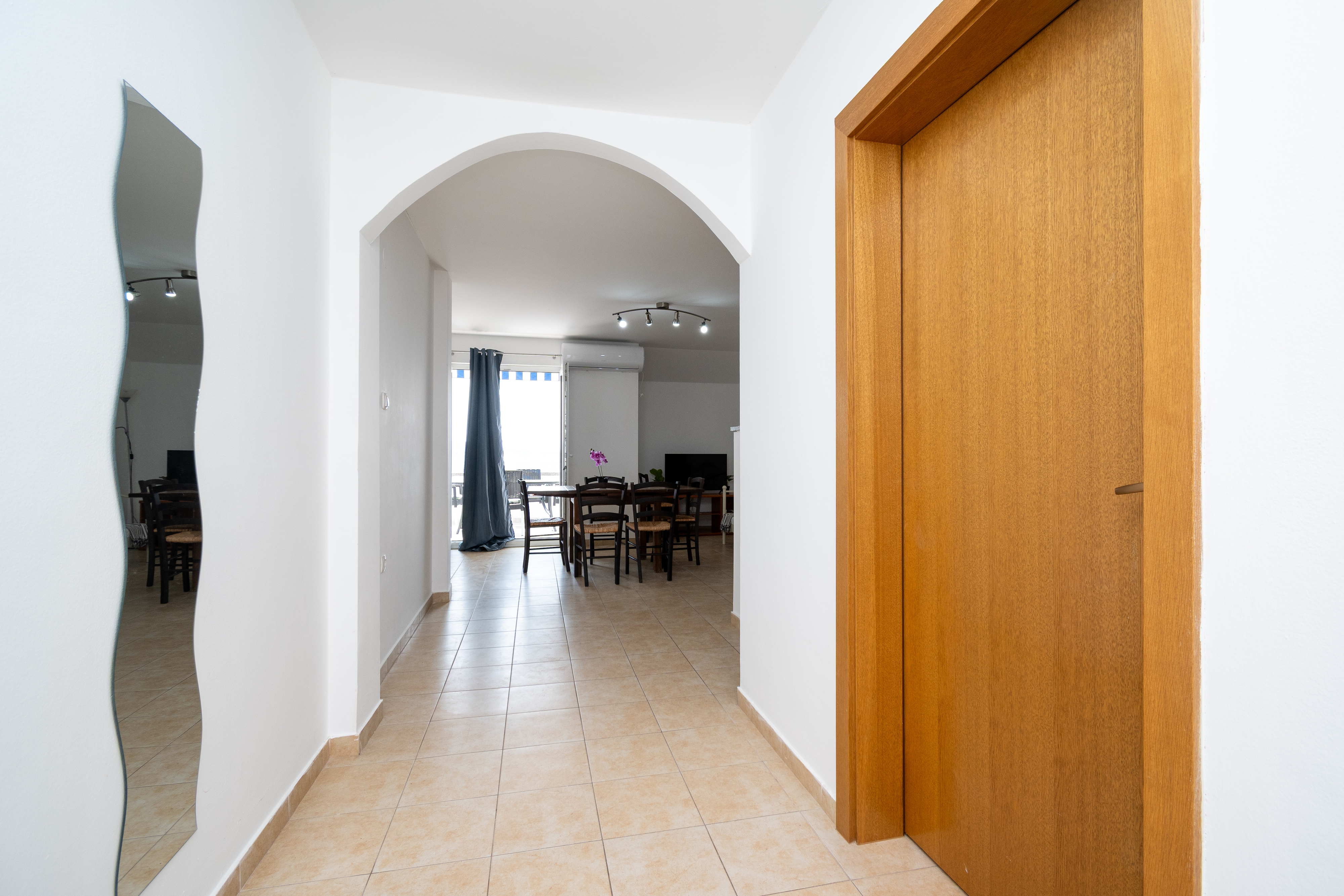 Two bedroom apartment with terrace and sea view Zubovići, Pag  A-b
