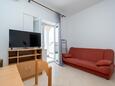 Obývací pokoj Zubovići, Obývací pokoj v ubytování typu studio-apartment, s klimatizací, domácí mazlíčci povoleni a WiFi.