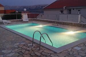 Apartments with a swimming pool Zubovici, Pag - 9365