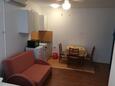 Dining room Stara Novalja, Dining room in the studio-apartment, (pet friendly) and WiFi.