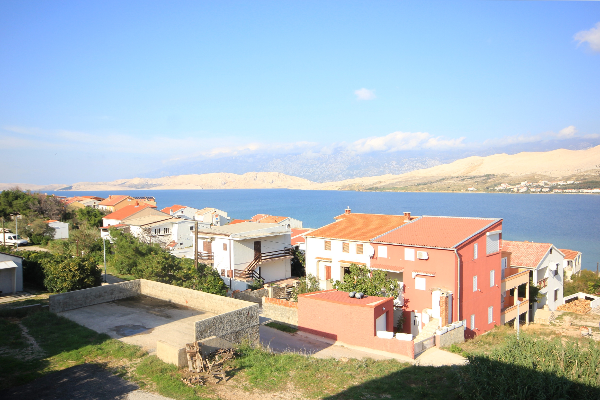 Two bedroom apartment with terrace and sea view Pag  A-a