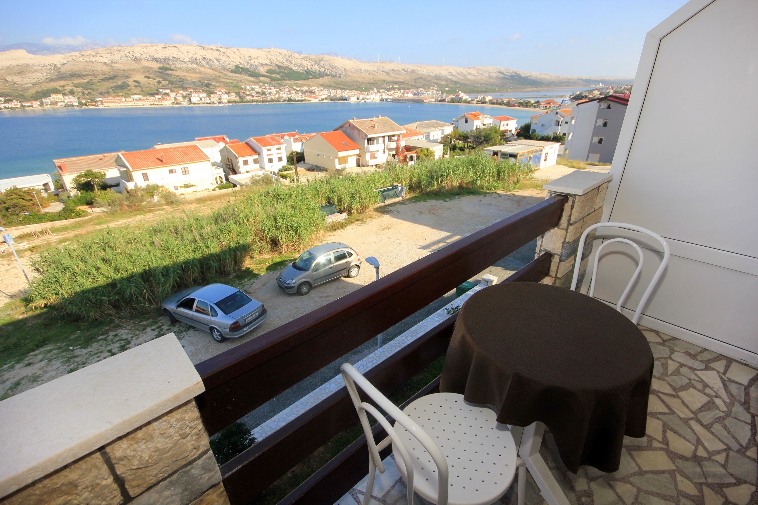 Two bedroom apartment with terrace and sea view Pag  A-b