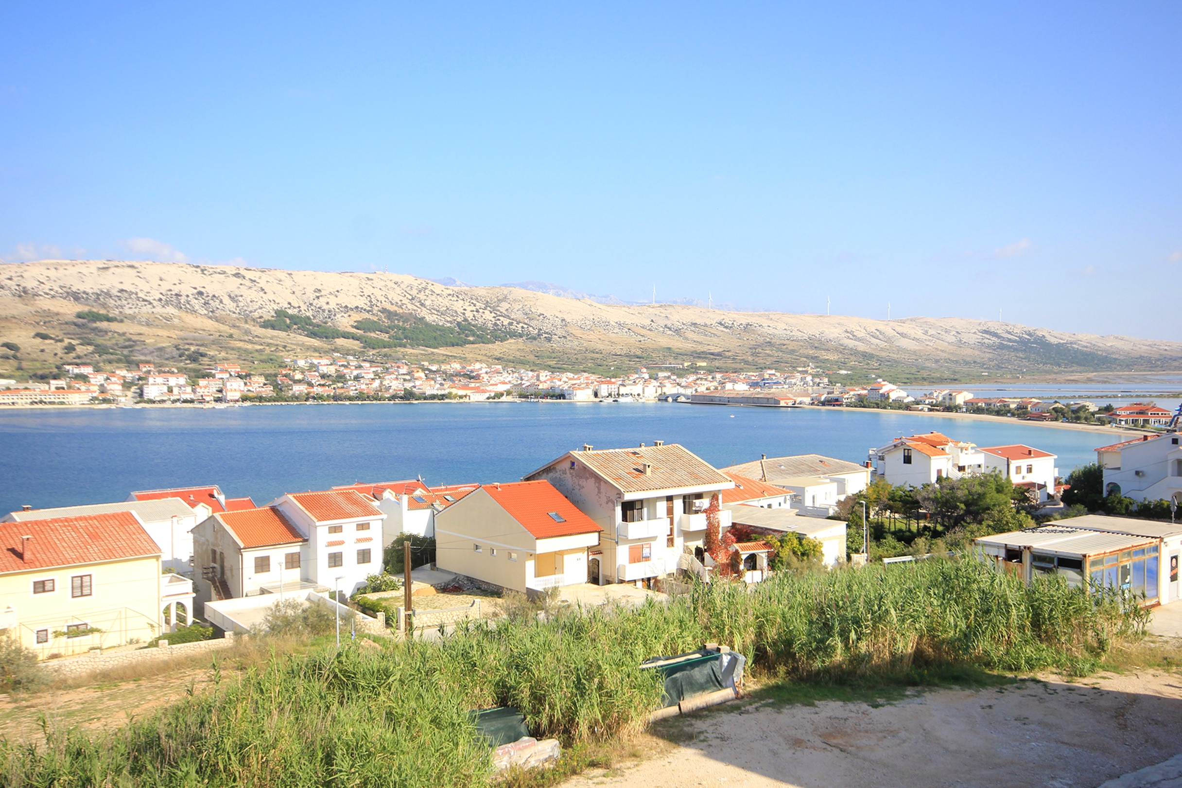Two bedroom apartment with terrace and sea view Pag  A-b