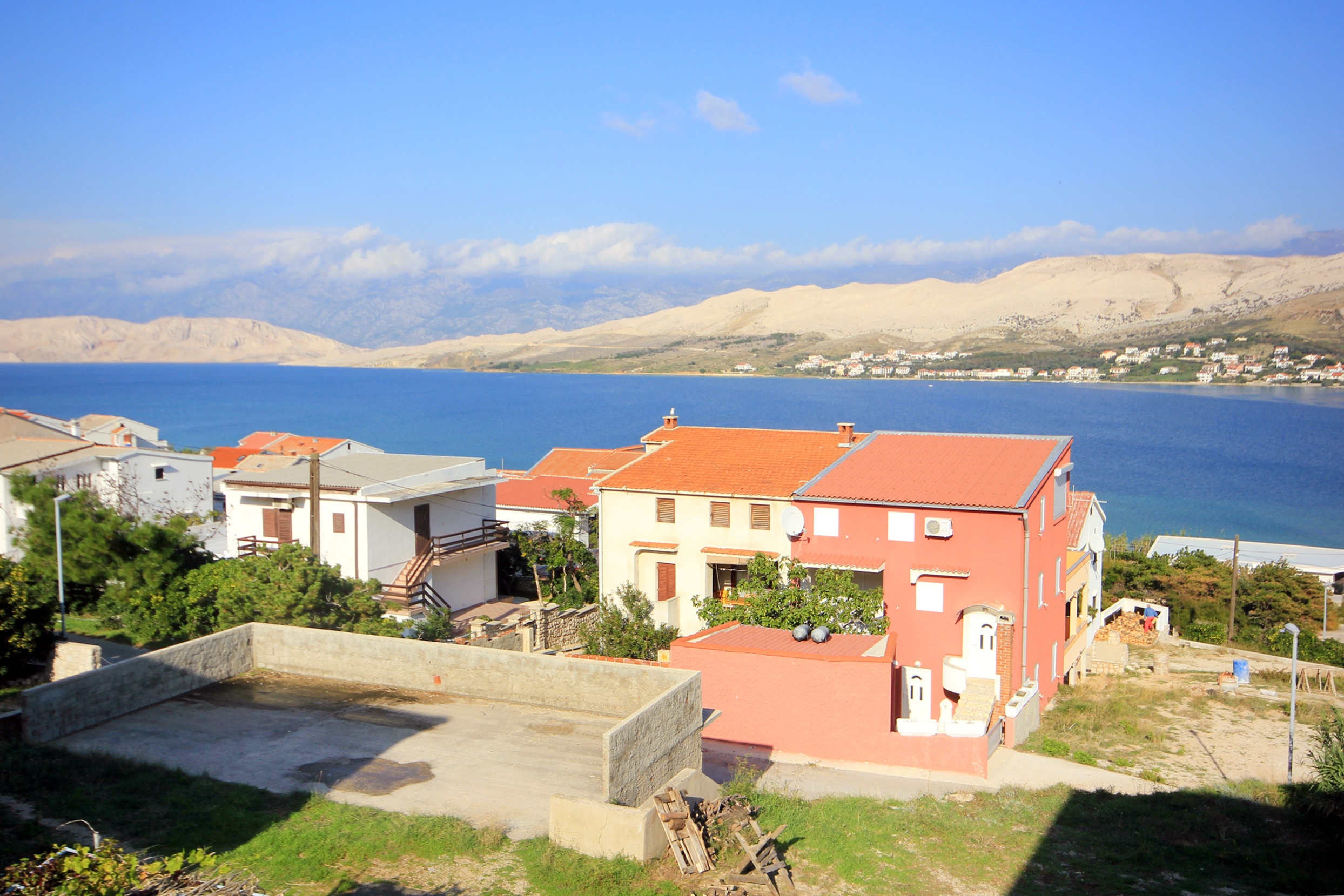 Two bedroom apartment with terrace and sea view Pag  A-b