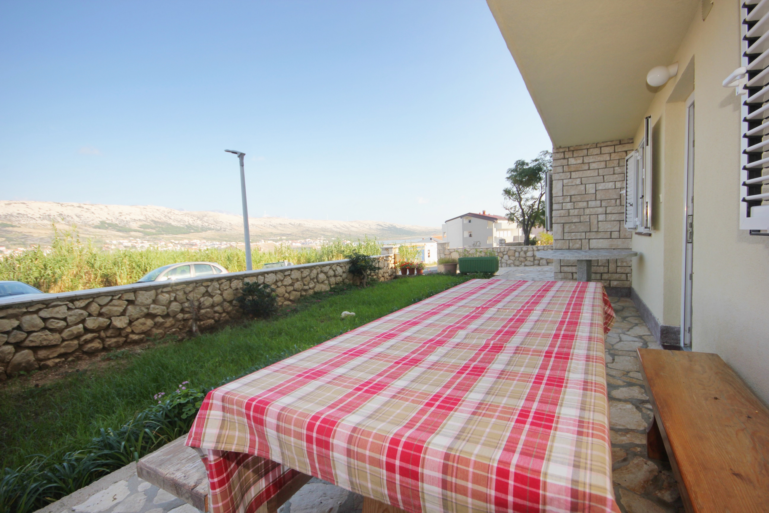 Two bedroom apartment with terrace and sea view Pag  A-c