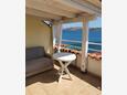 Terrace Vidalići, Terrace in the apartment, with a sea view and WiFi.