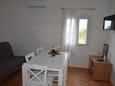 Sala da pranzo Stara Novalja, Sala da pranzo nell'alloggi del tipo apartment, condizionatore disponibile, animali domestici ammessi e WiFi.
