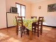 Dining room Novalja, Dining room in the apartment, WIFI.