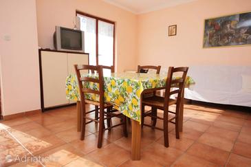 Dining room Novalja, Dining room in the apartment, WIFI.