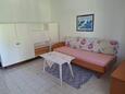 Mandre, Living room in the apartment, air condition available and WiFi.