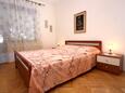 Bedroom 1 Arbanija, Bedroom 1 in the apartment, (pet friendly) and WiFi.