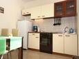 Bucătărie Arbanija, Bucătărie în unitate de cazare tip apartment, animale de companie sunt acceptate şi WiFi.