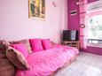 Obývací pokoj Seget Vranjica, Obývací pokoj v ubytování typu apartment, s klimatizací, domácí mazlíčci povoleni a WiFi.