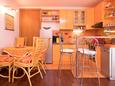 Dining room Seget Vranjica, Dining room in the apartment, air condition available, (pet friendly) and WiFi.