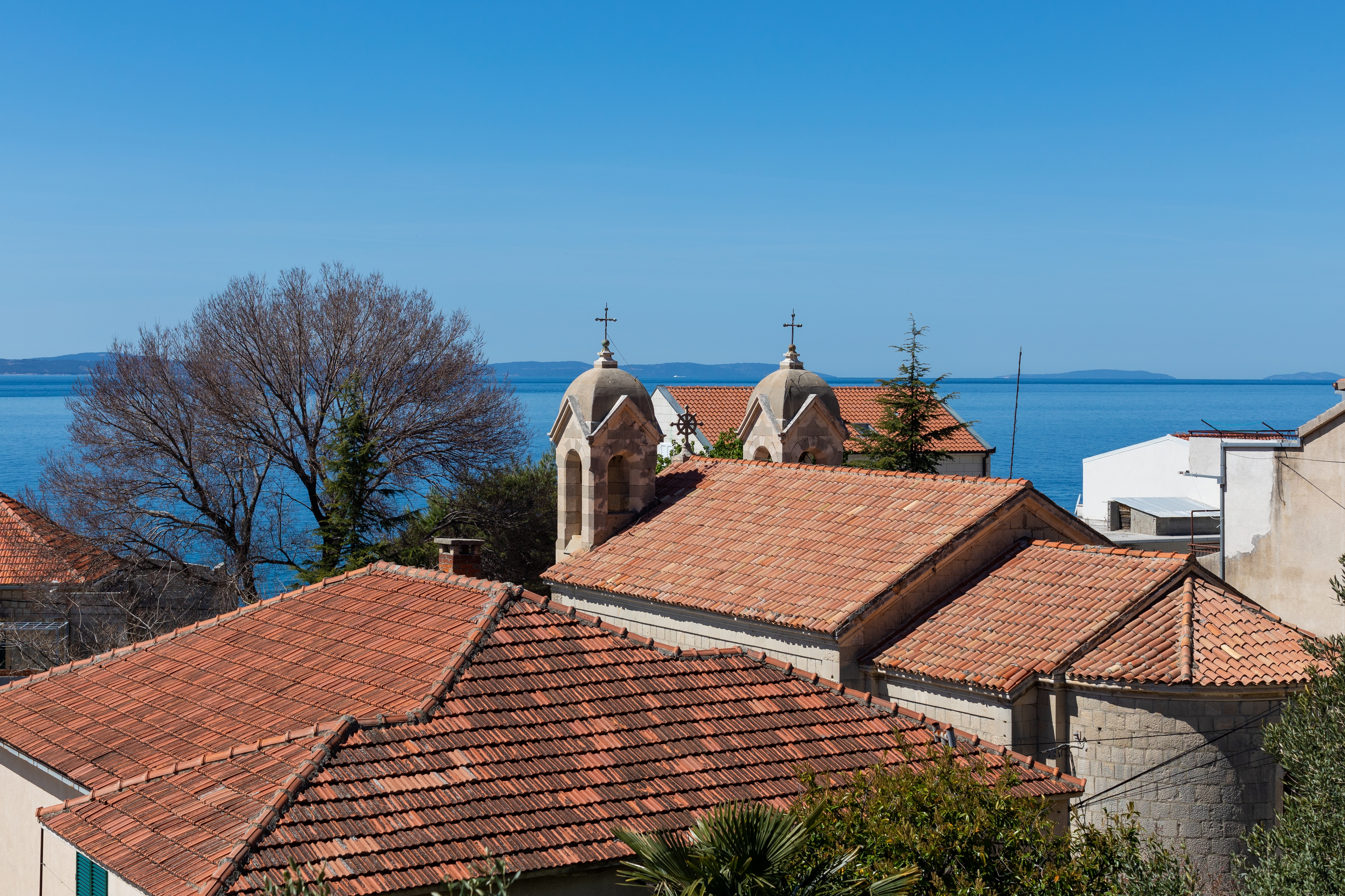 Studio flat with balcony and sea view Sumpetar, Omiš  AS-b