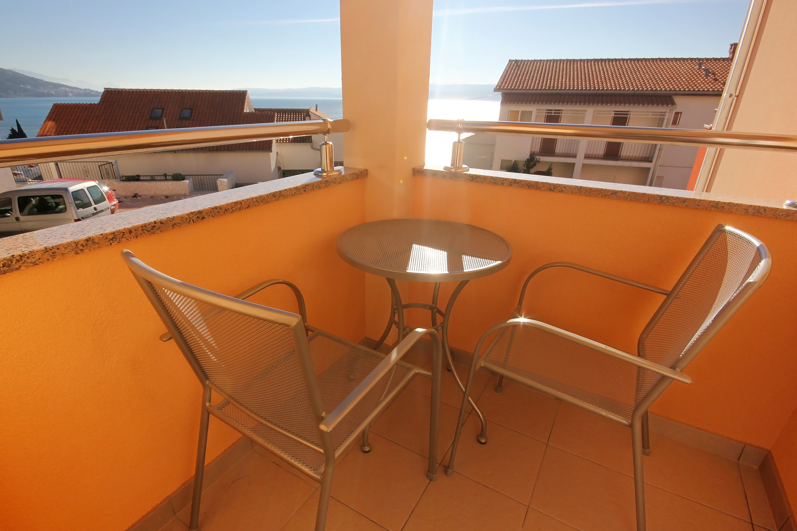 One bedroom apartment with balcony and sea view Duće, Omiš (A-9437-a)