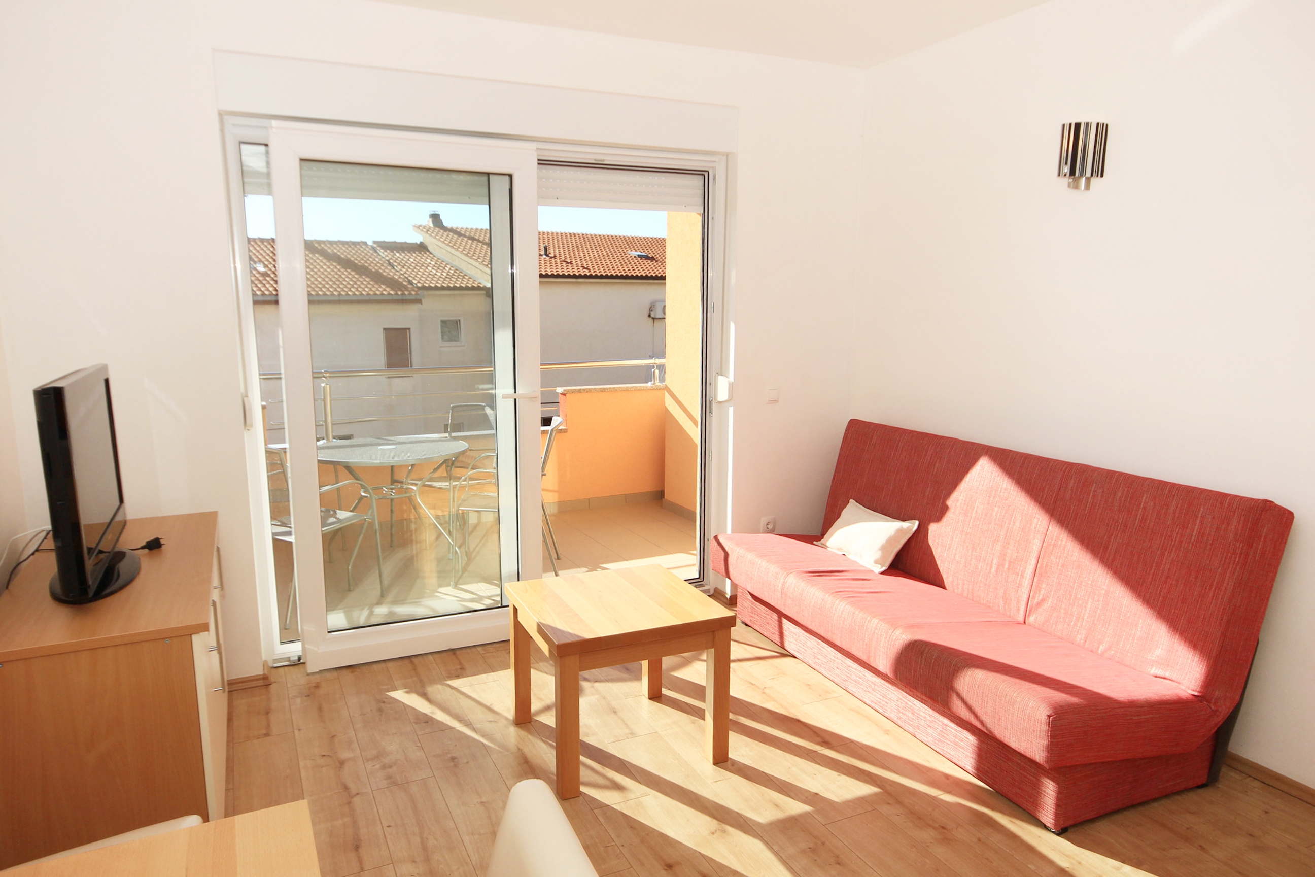 One bedroom apartment with terrace and sea view Duće, Omiš (A-9437-b)
