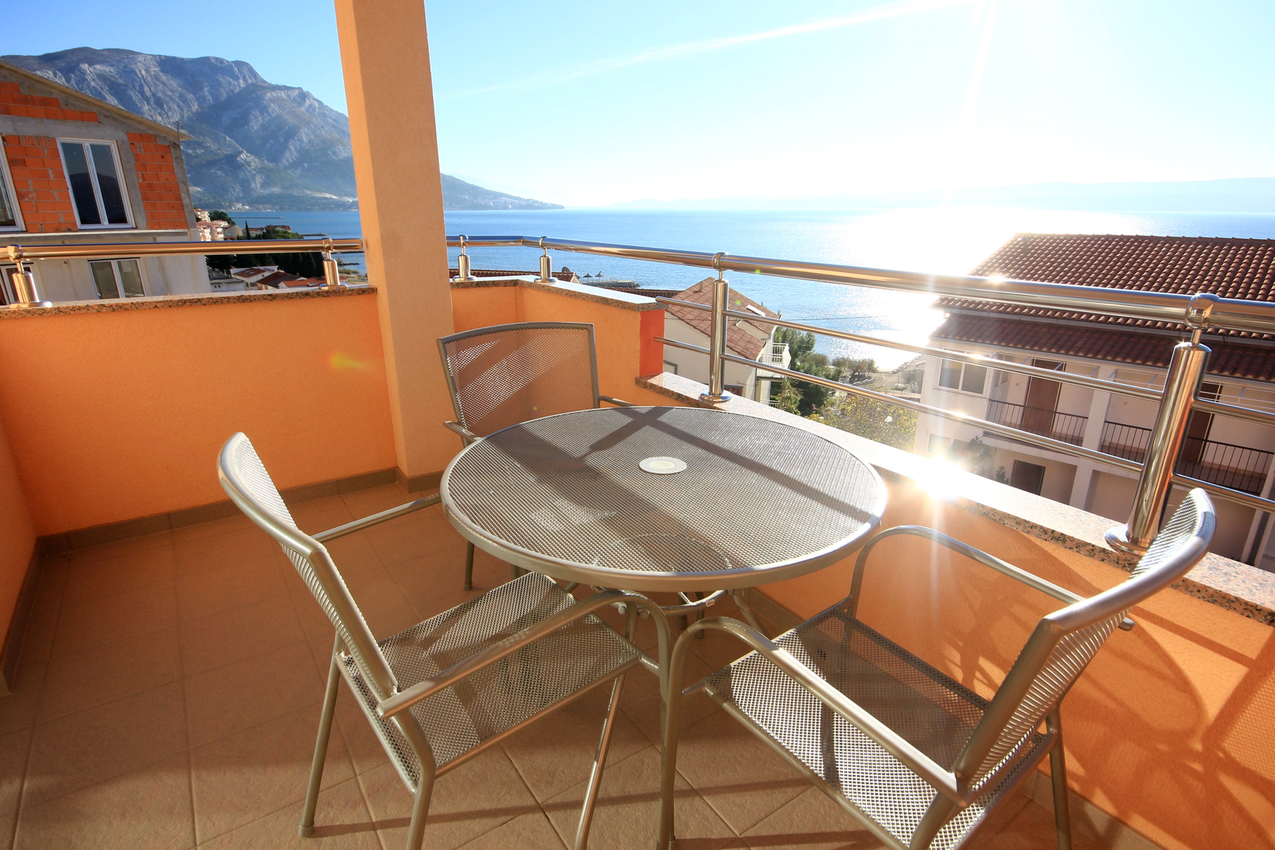 One bedroom apartment with balcony and sea view Duće, Omiš  A-g