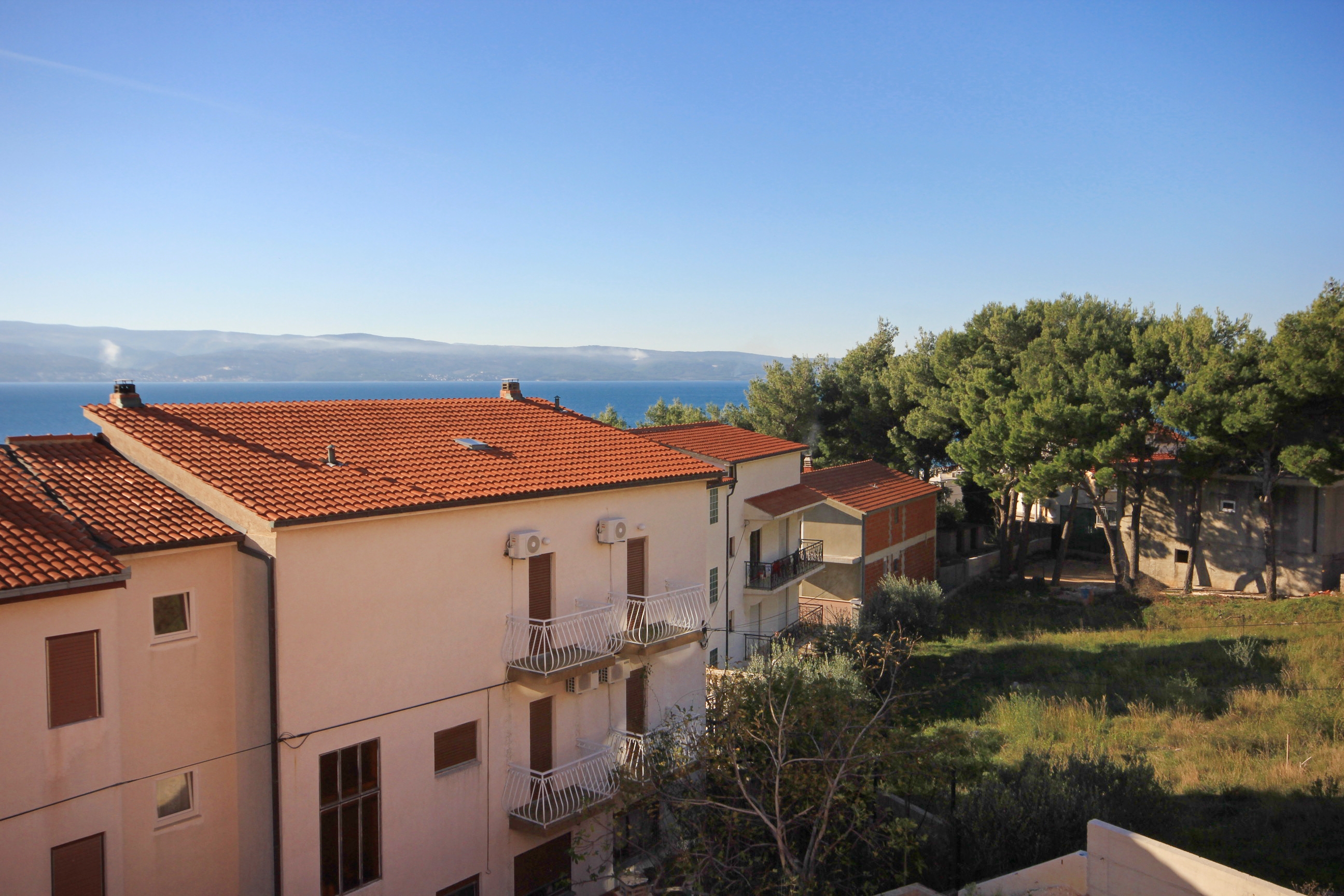 One bedroom apartment with terrace and sea view Duće, Omiš  A-e