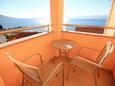 Balcony Duće, Balcony in the apartment, with a sea view and WiFi.