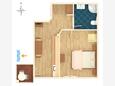 Duće, Plan in the apartment, WiFi.