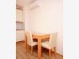 Dining room Duće, Dining room in the apartment, air condition available and WiFi.