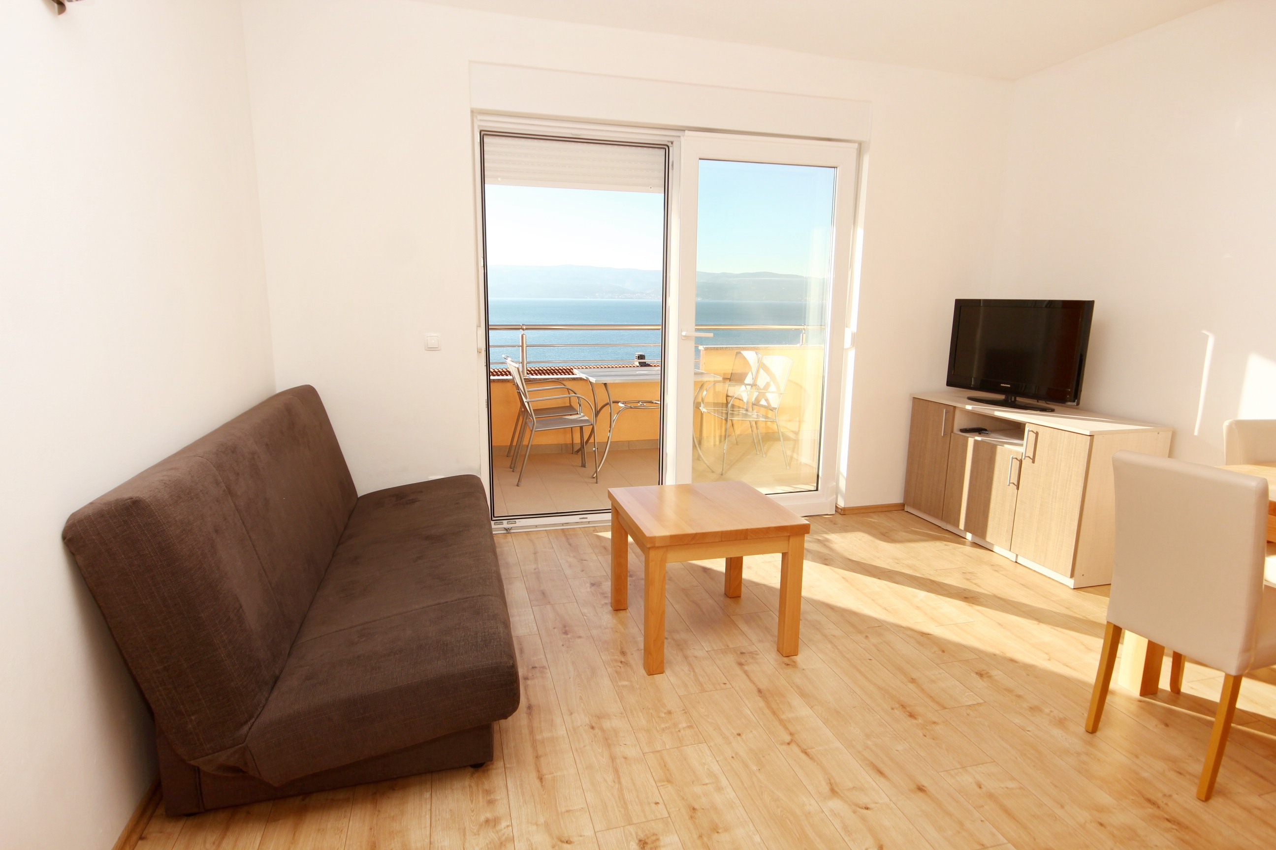 One bedroom apartment with terrace and sea view Duće, Omiš (A-9437-i)