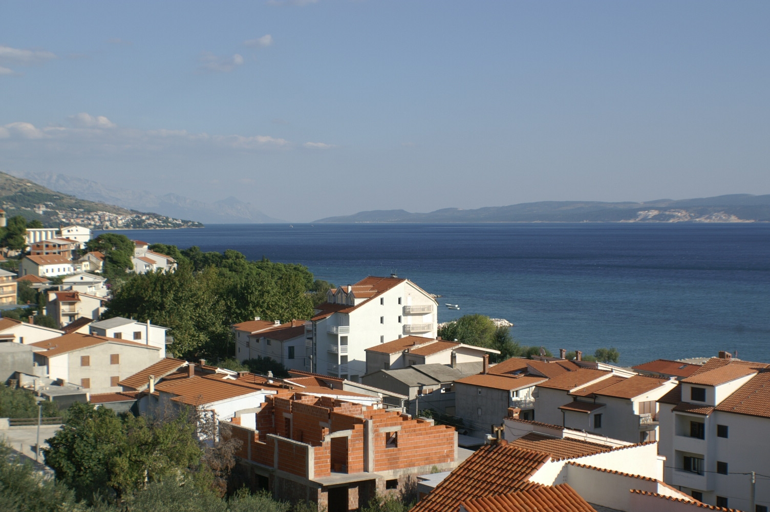Two bedroom apartment with balcony and sea view Duće, Omiš  A-b