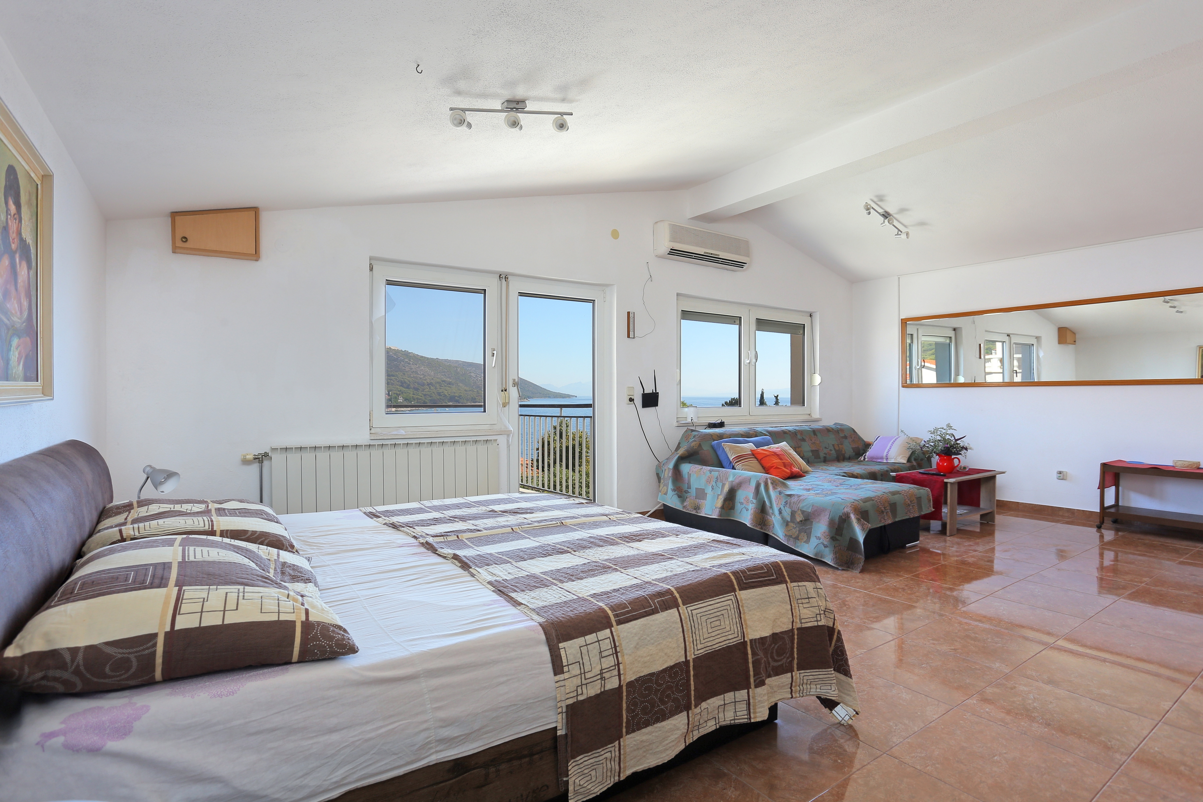 One bedroom apartment with terrace and sea view Bušinci, Čiovo (A-9450-a)