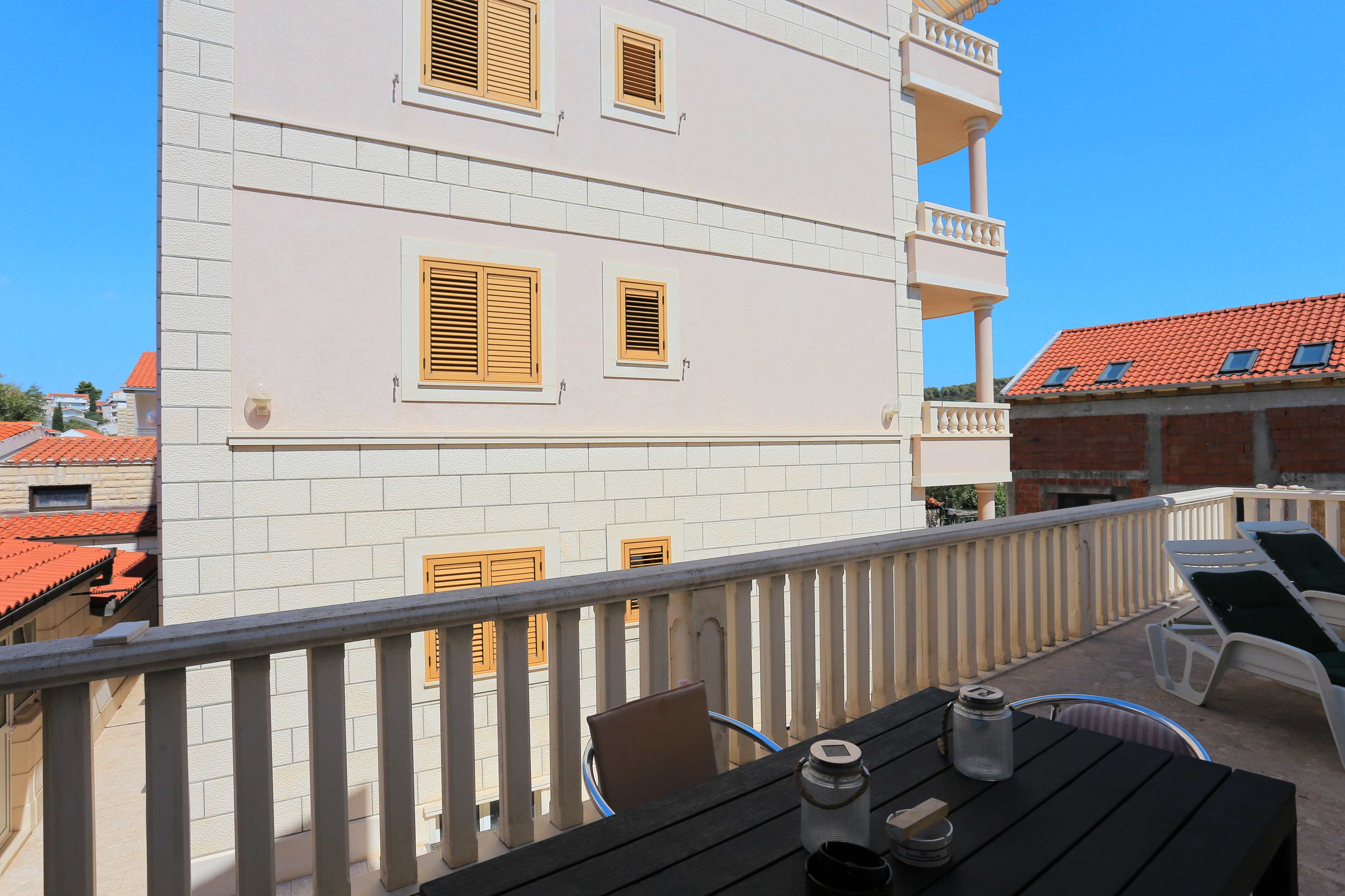 One bedroom apartment with terrace and sea view Bušinci, Čiovo  A-b