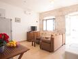 Living room Orebić, Living room in the apartment, air condition available and WiFi.
