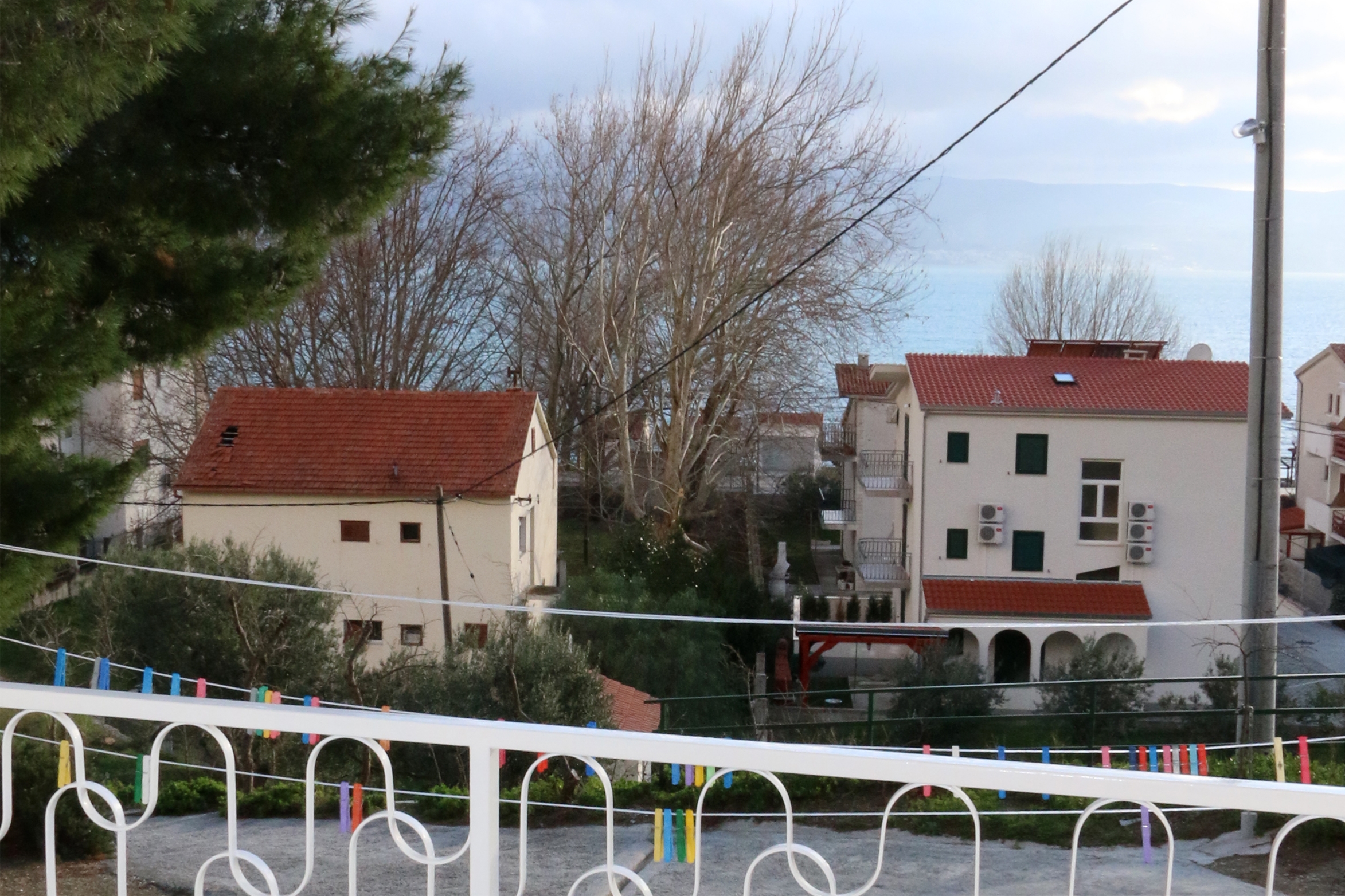Two bedroom apartment with balcony and sea view Duće, Omiš  A-b