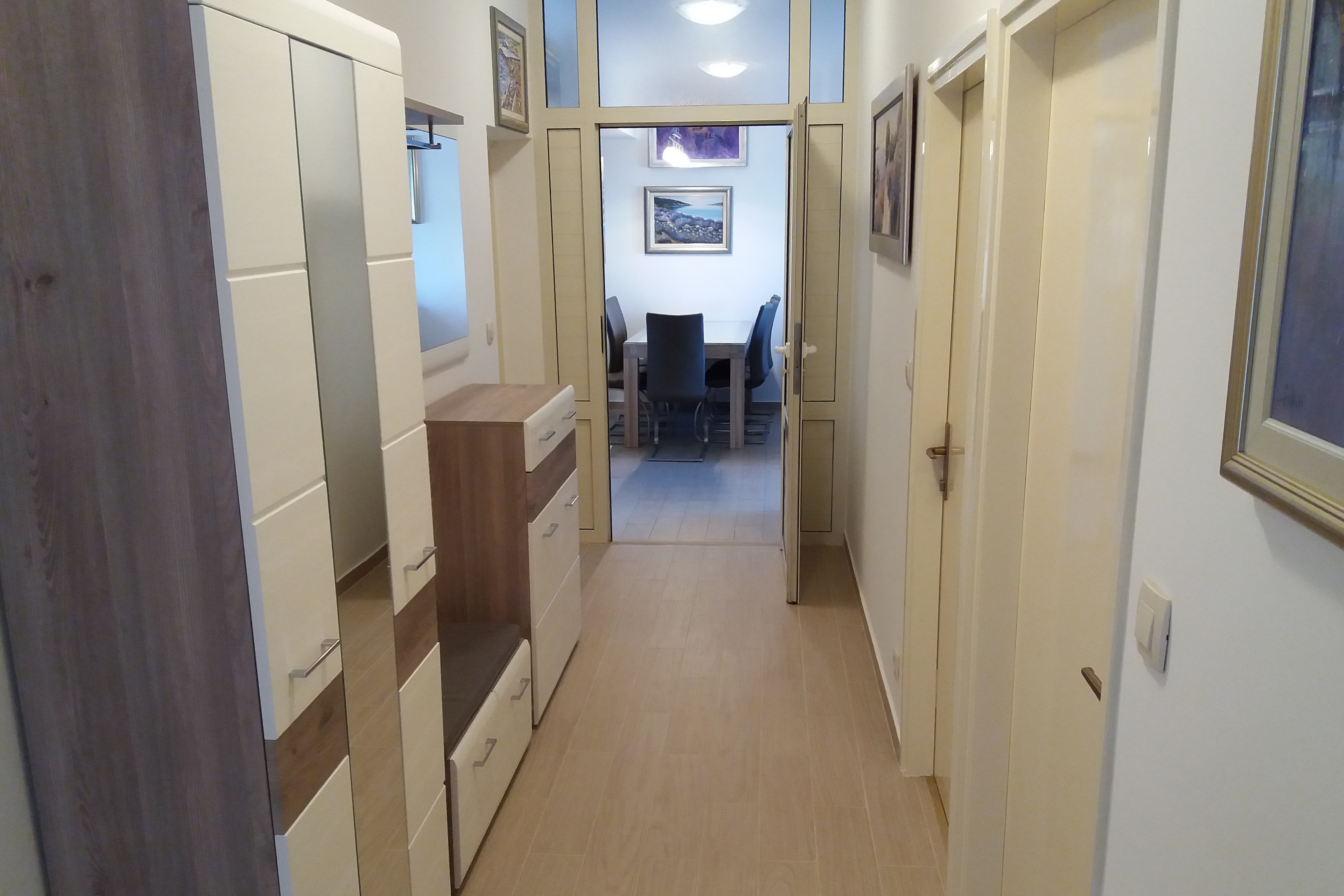Two bedroom apartment with balcony and sea view Duće, Omiš  A-b