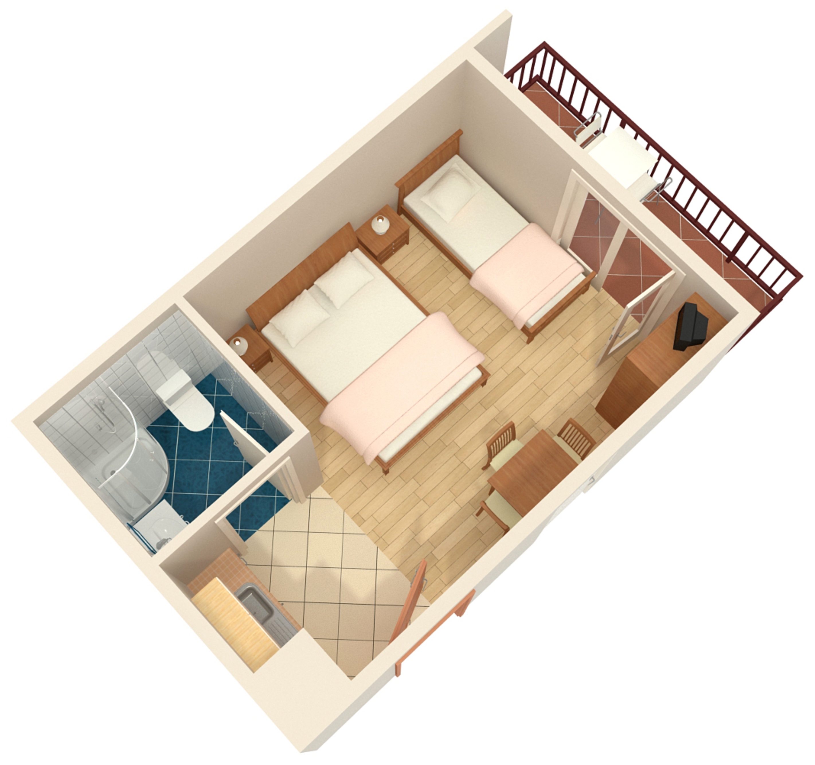 Studio flat with balcony and sea view Duće, Omiš  AS-e