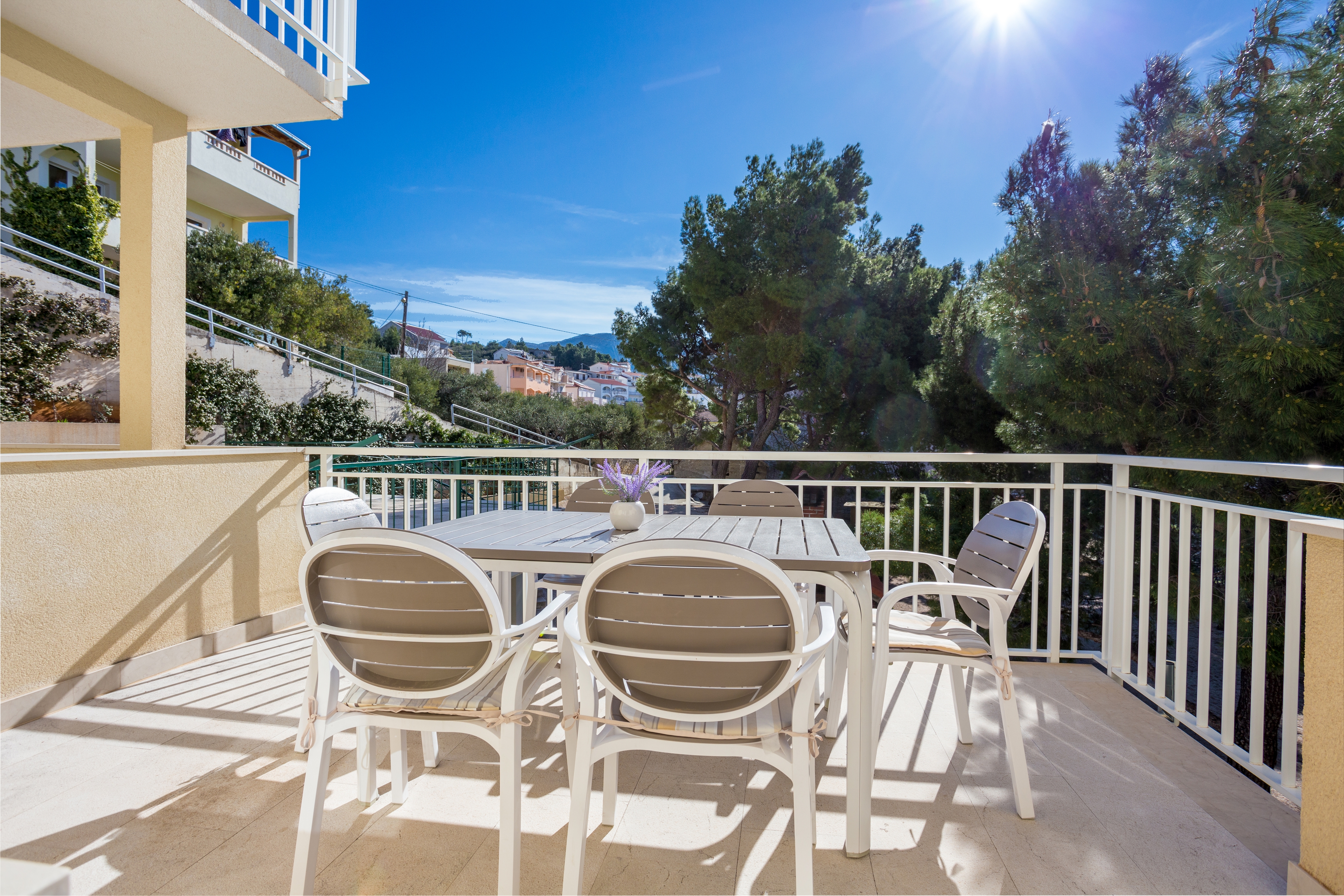 Studio flat with terrace and sea view Duće, Omiš (AS-946-f)