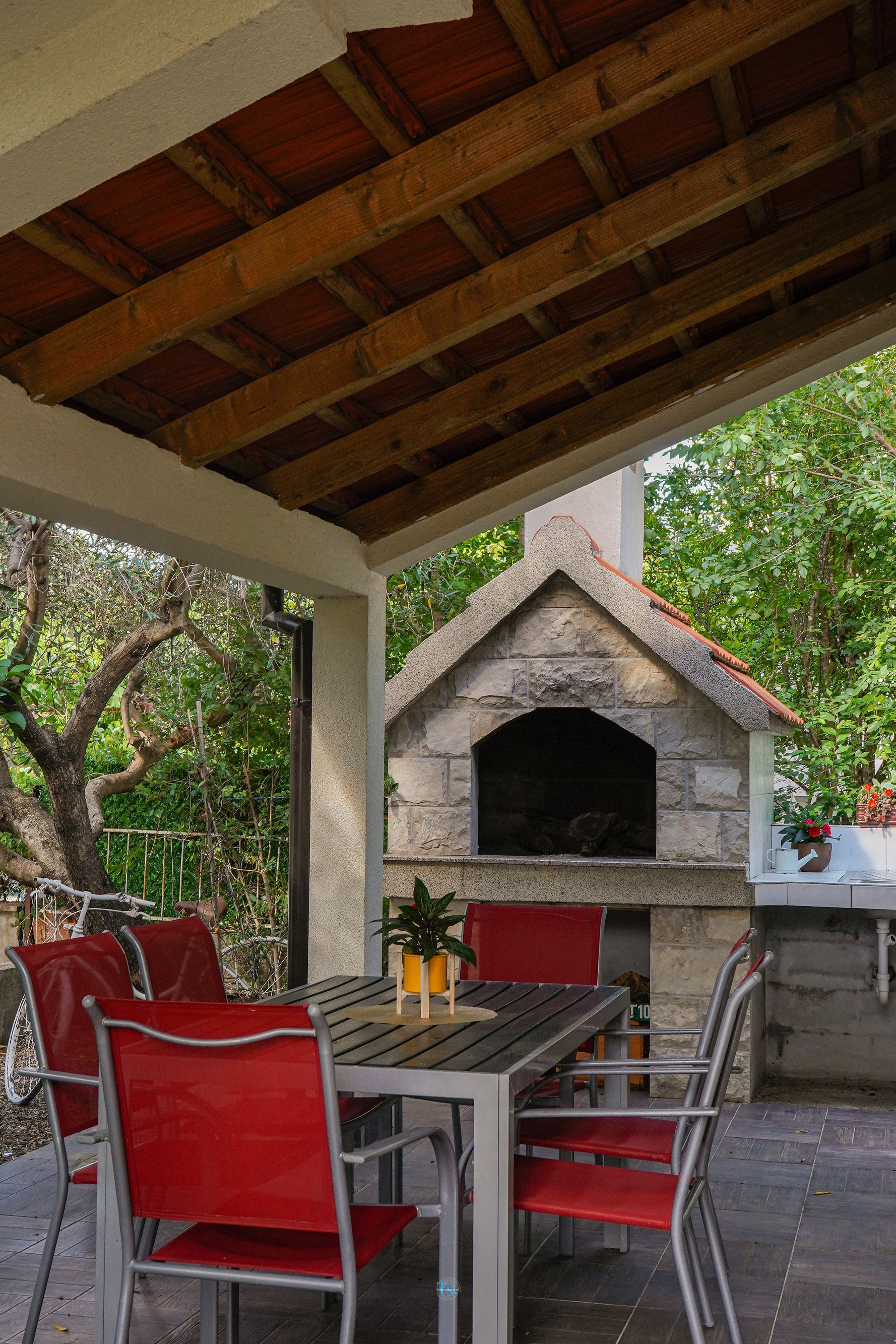 Dvosobna kuća s terasom Orebić, Pelješac  K