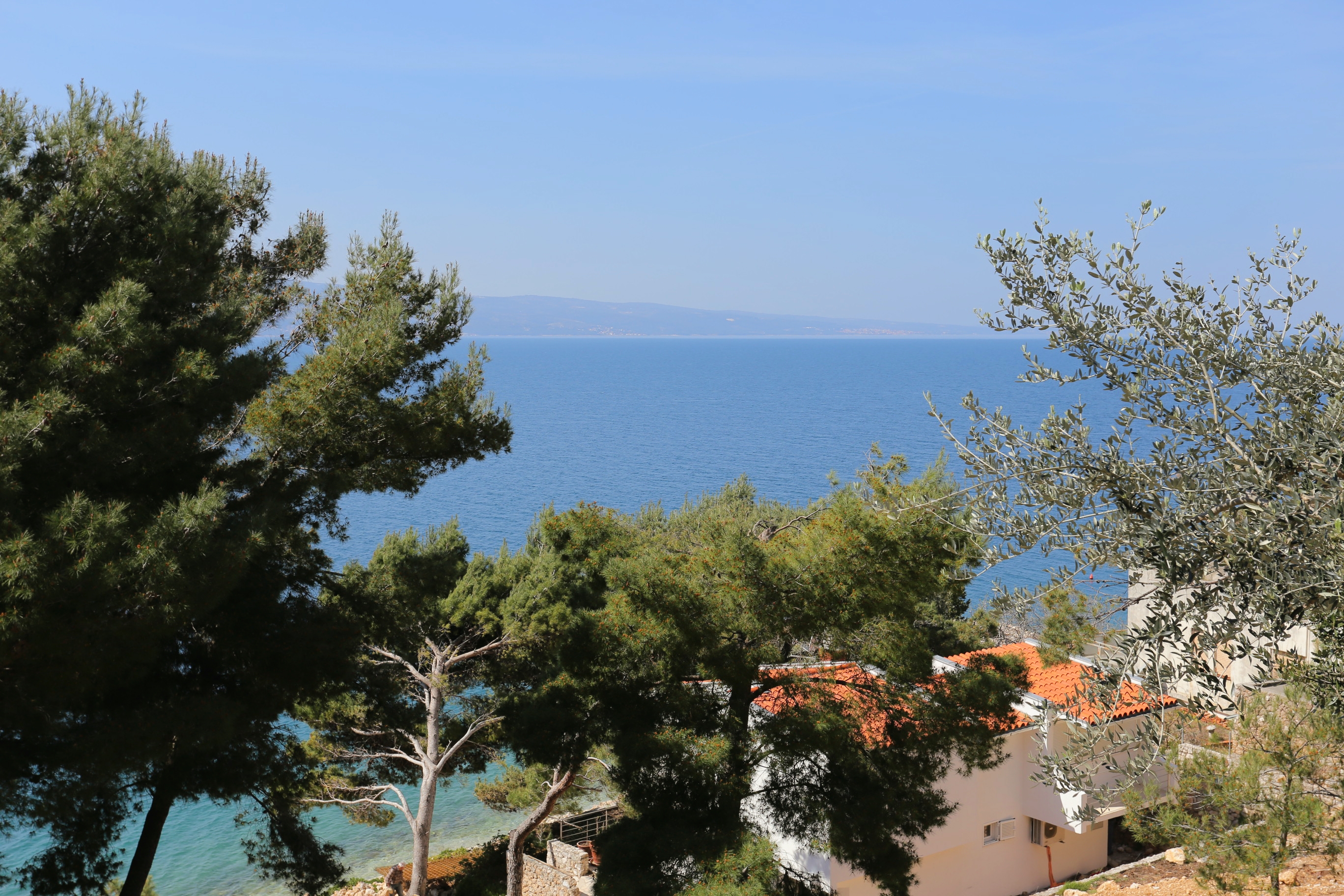 Two bedroom house with terrace and sea view Nemira, Omiš  K