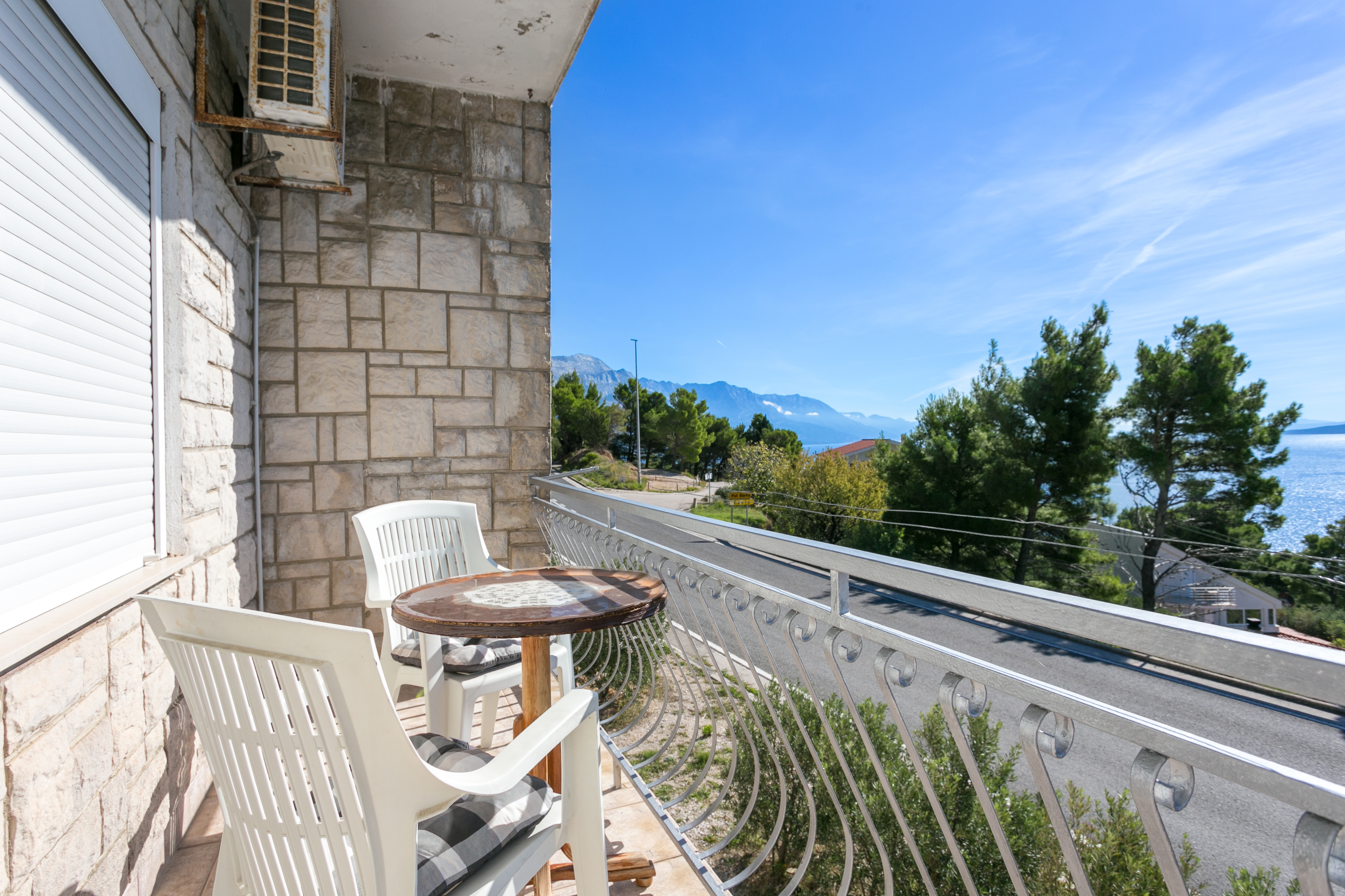 One bedroom apartment with balcony and sea view Marušići, Omiš (A-954-b)