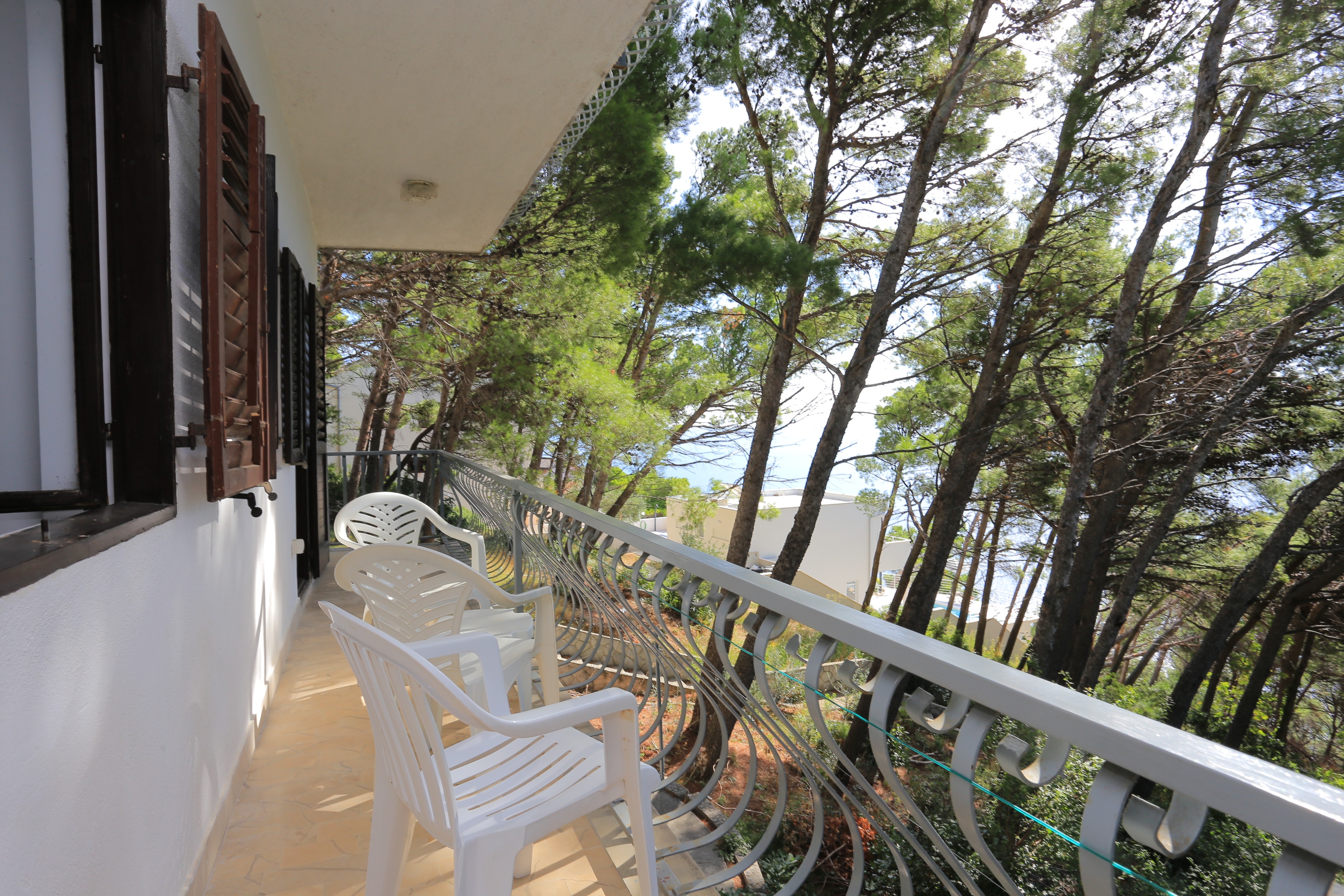 Three bedroom apartment with balcony and sea view Marušići, Omiš  A-b
