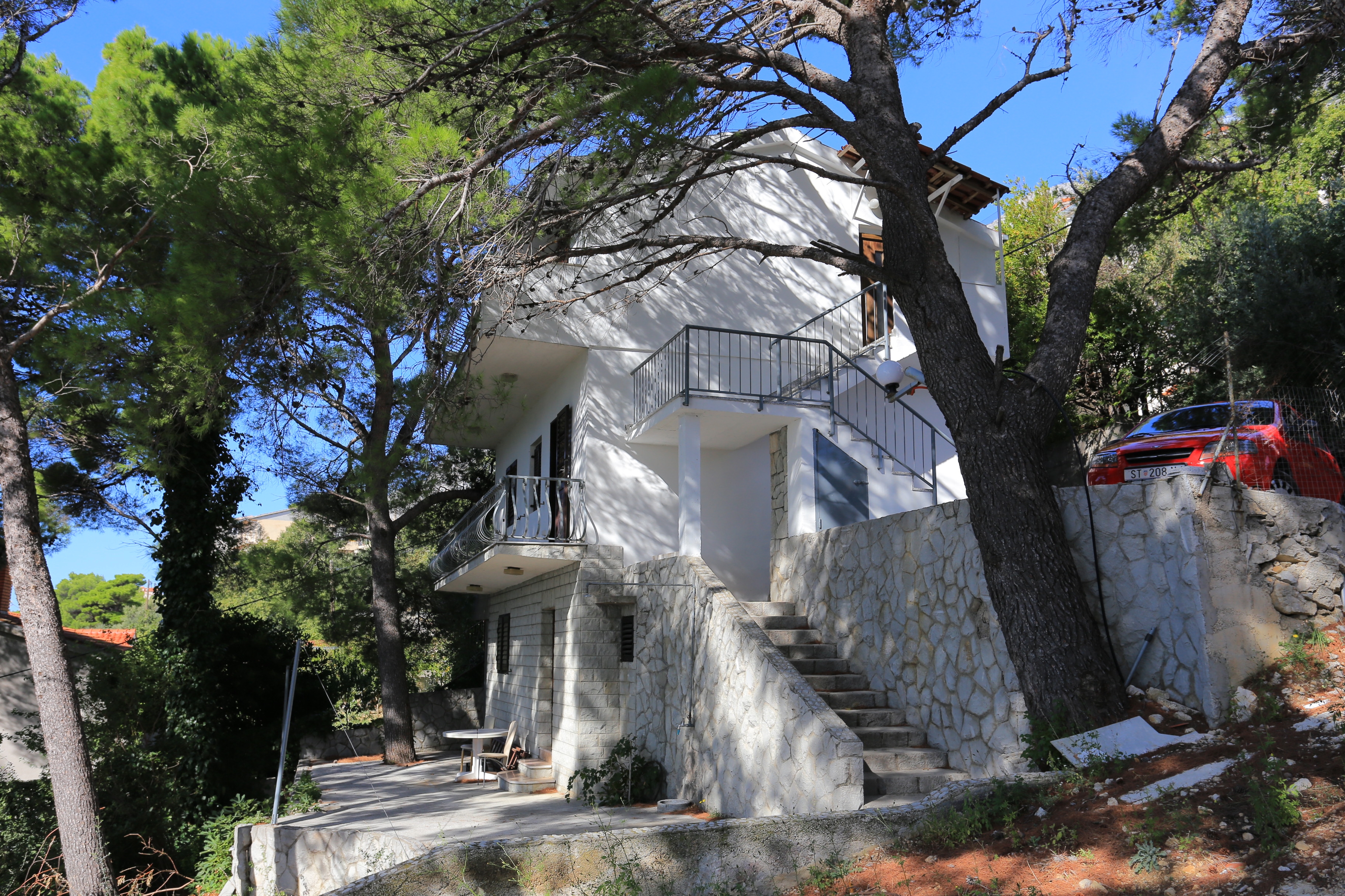 Three bedroom apartment with balcony and sea view Marušići, Omiš (A-956-b)