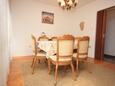 Marušići, Jídelna v ubytování typu apartment.