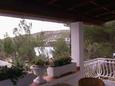 Terrace 1 Zaton, Terrace 1 in the apartment, s pogledom na more.