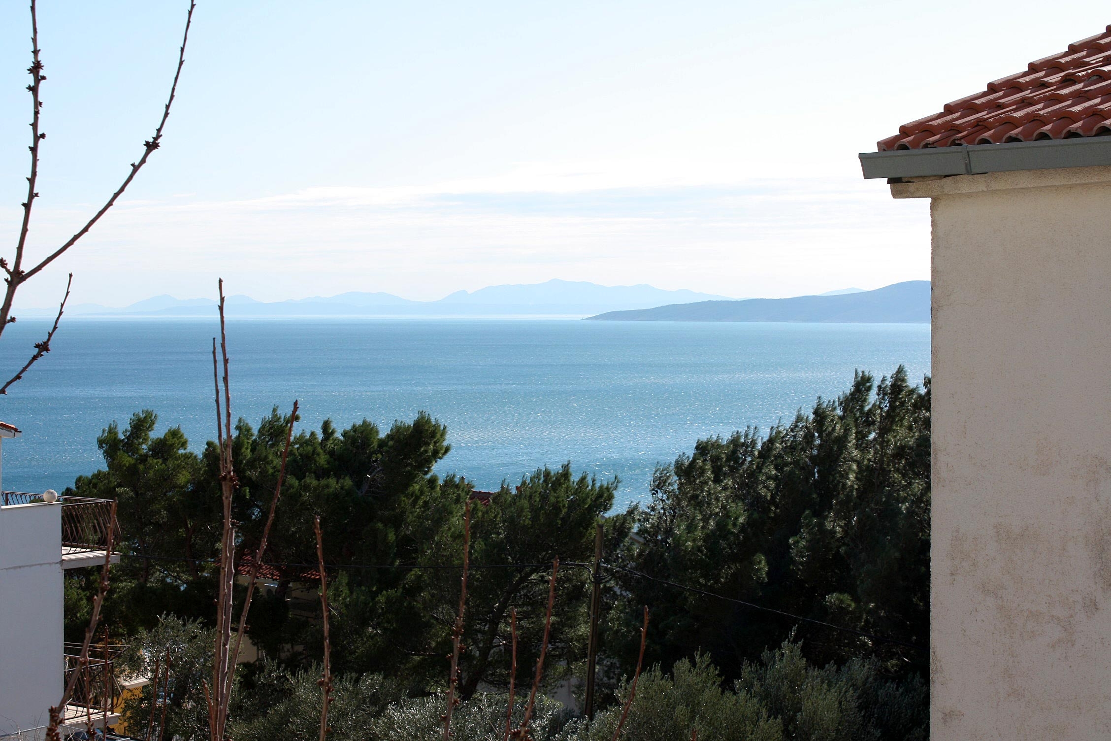 One bedroom apartment with balcony and sea view Marušići, Omiš  A-a